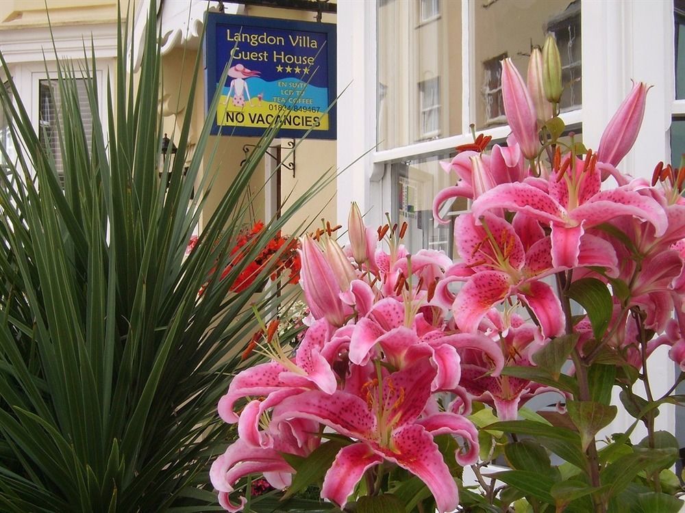 Langdon Villa Guest House Tenby Dış mekan fotoğraf